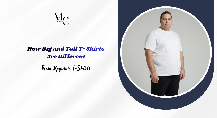 Big and Tall T-Shirts vs Regular T-Shirts – Key Differences – MC Big & Tall