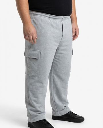 Big & Tall Fleece Cargo Lounge Pants
