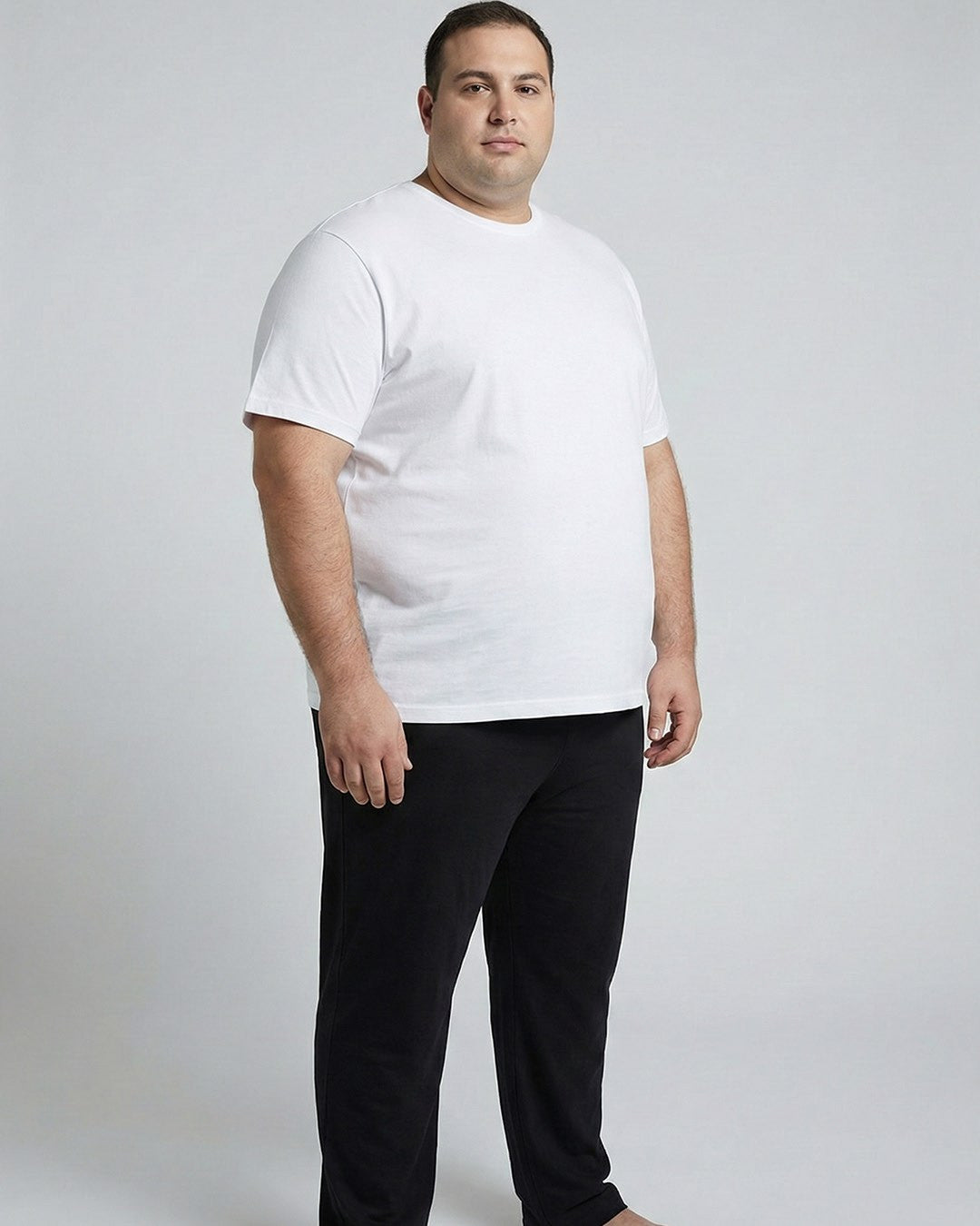 Big & Tall Classic Crewneck T-Shirt- White
