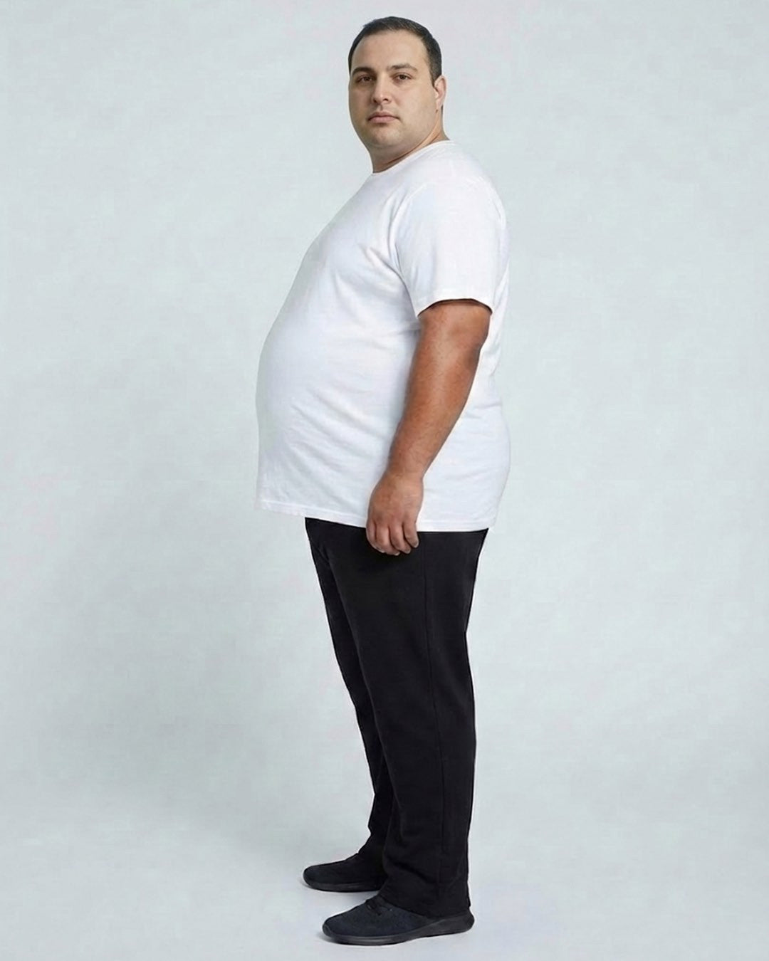 Big & Tall Classic Crewneck T-Shirt- White