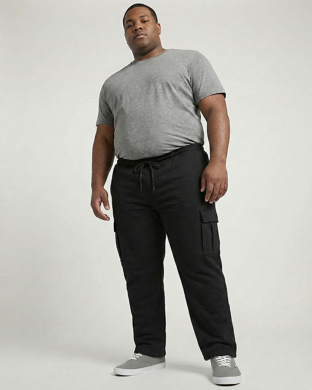 Big & Tall Fleece Cargo Lounge Pants